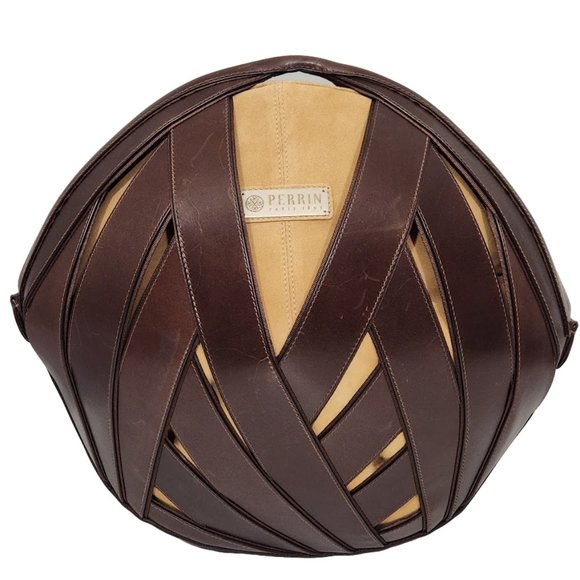 Brown and Tan Satchel - Picture 1 of 9